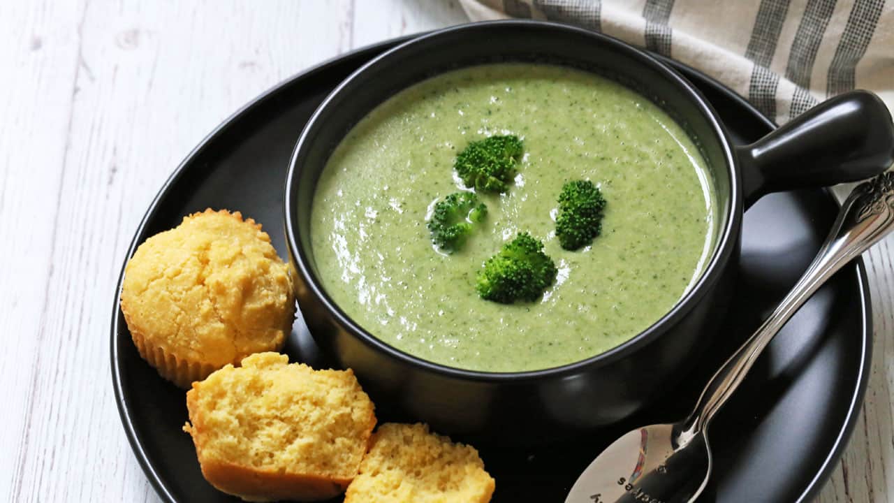 Quick Cream of Broccoli Soup: Easy Weeknight Dinner with Frozen Broccoli